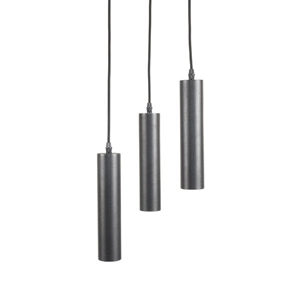 Hanglamp Ferroli | Zwart | Metaal | 3-Lichts