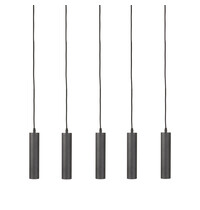LABEL51 Hanglamp Ferroli | Zwart | Metaal | 5-Lichts 