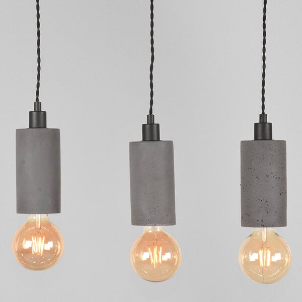 Hanglamp Fresco | Grijs | Beton | 5-Lichts