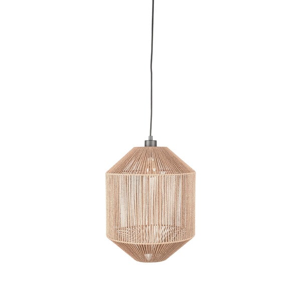 Hanglamp Ibiza | Naturel | Jute | 1-Lichts Cilinder