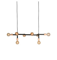 LABEL51 Hanglamp Loco | Zwart | Metaal | 8-Lichts
