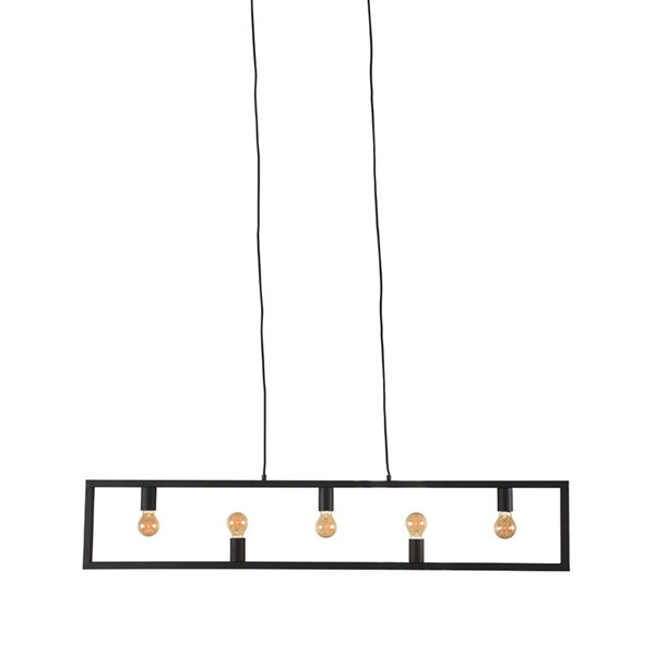 Hanglamp Quadrato | Zwart | Metaal | Hanglamp