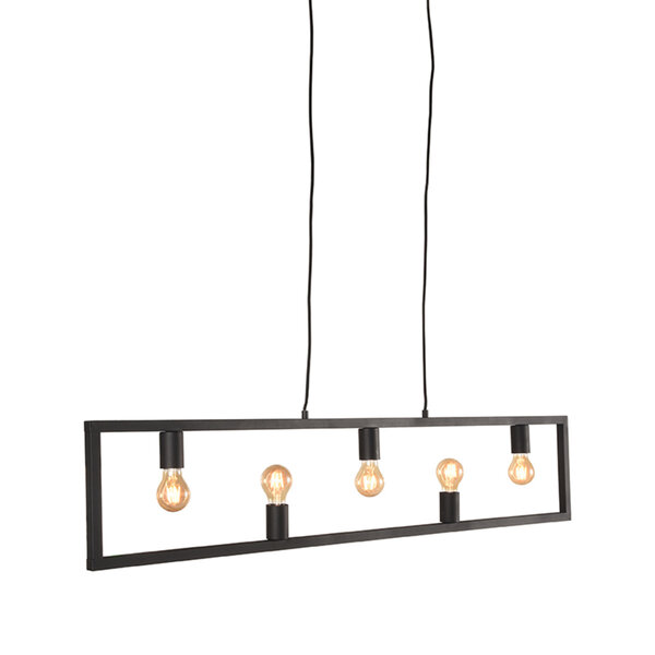 Hanglamp Quadrato | Zwart | Metaal | Hanglamp