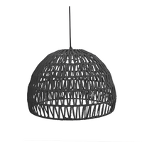 LABEL51 Hanglamp Rope | Zwart | Katoen | L
