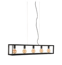 LABEL51 Hanglamp Tetto | Zwart | Metaal | 5-Lichts 