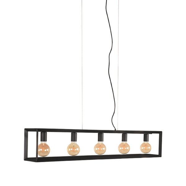 Hanglamp Tetto | Zwart | Metaal | 5-Lichts