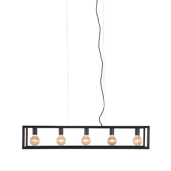 Hanglamp Tetto | Zwart | Metaal | 5-Lichts