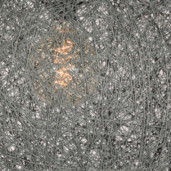 Hanglamp Twist | Grijs | Vlas | L