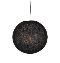 LABEL51 Hanglamp Twist | Zwart | Vlas | L