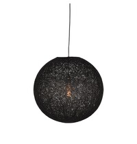 LABEL51 Hanglamp Twist | Zwart | Vlas | M