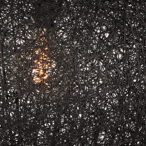 Hanglamp Twist | Zwart | Vlas | M