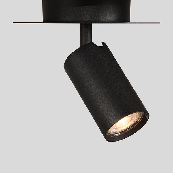 Spot Ferroli | Zwart | Metaal | 1-Lichts