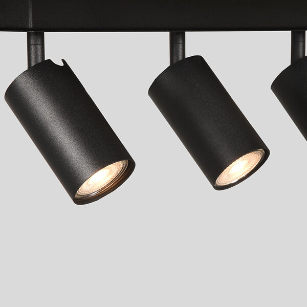 Spot Ferroli | Zwart | Metaal | 3-Lichts