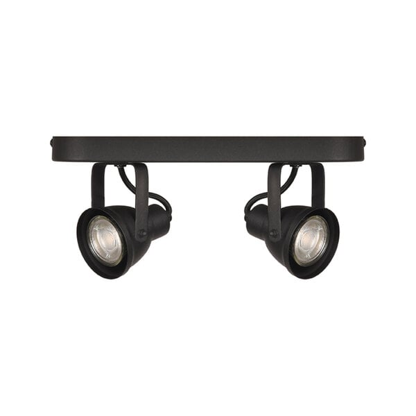 Spot Max | Zwart | Metaal | 2-Lichts