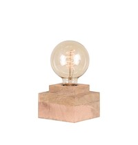 LABEL51 Tafellamp Block | Naturel | Mangohout | One Size