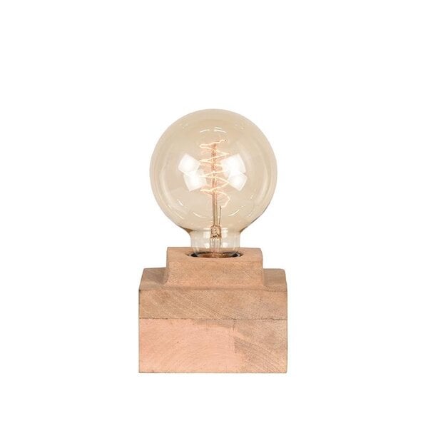 Tafellamp Block | Naturel | Mangohout | One Size