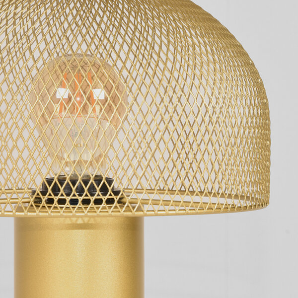 Tafellamp Fungo | Goud | Metaal | 1-Lichts