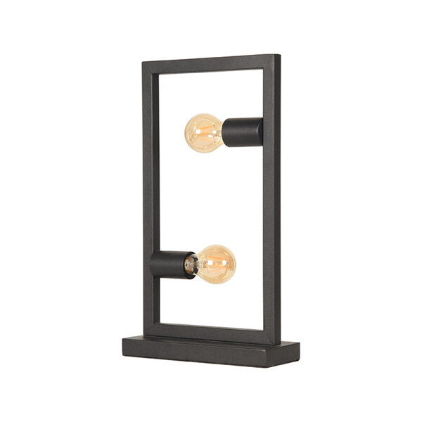 Tafellamp Quadrato | Zwart | Metaal | One Size