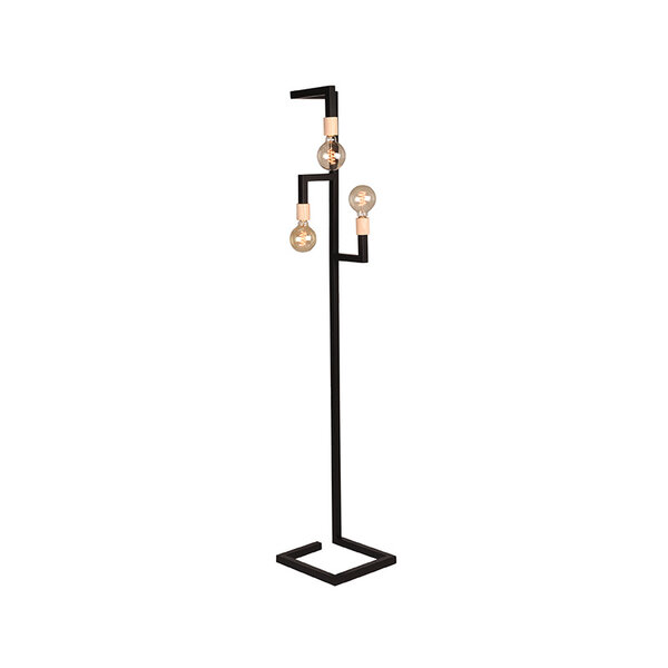 Vloerlamp Loco | Zwart | Metaal |