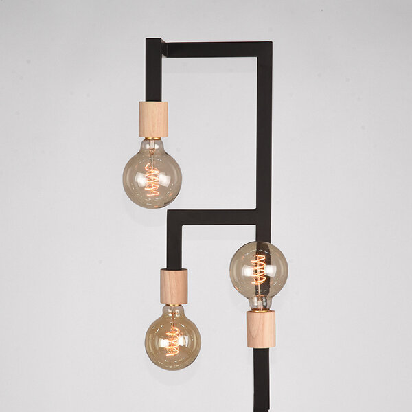 Vloerlamp Loco | Zwart | Metaal | One Size