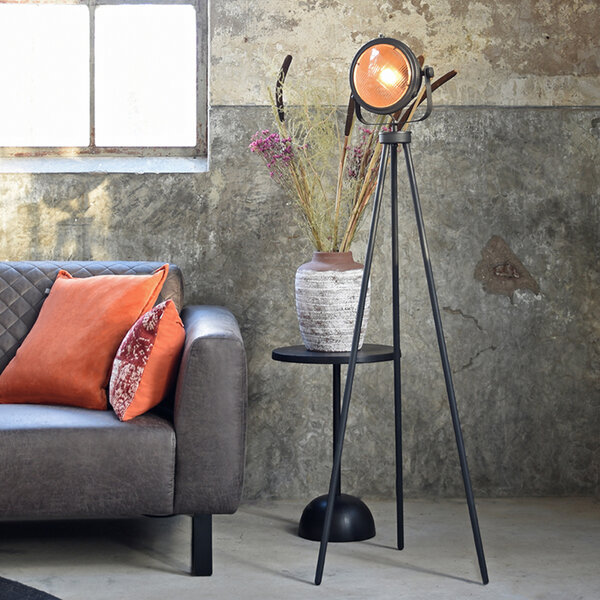 Vloerlamp Tuk-Tuk | Antraciet | Metaal | One Size