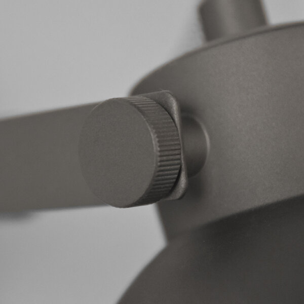 Wandlamp Bow | Antraciet | Metaal | M