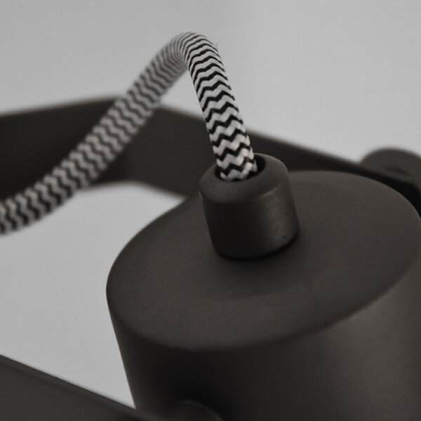 Wandlamp Bow | Antraciet | Metaal | M