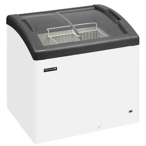 Vrieskist | FOCUS | 161L | Wit/Grijs | -16°C/-23°C | Statisch | Schuifdeksels | Wielen | 720x650x850(h)mm