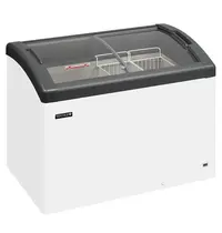 Tefcold Vrieskist | FOCUS | 270L | Wit/Grijs | -16°C/-23°C | Statisch | Schuifdeksels | Wielen | 1050x650x850(h)mm 