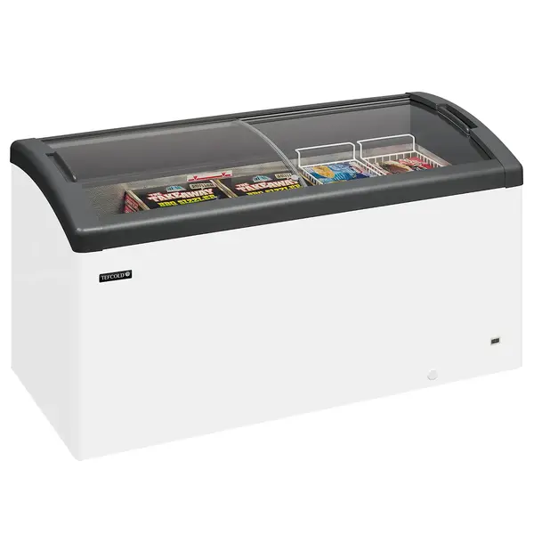 Vrieskist | FOCUS | 418L | Wit/Grijs | -16°C/-23°C | Statisch | Schuifdeksels | Wielen | 1500x650x850(h)mm