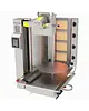 Naomi Grills Robot Dönergrill | Gas | 4 Branders | 19kW (4x 4.8kW) | Max. 120kg | Rotatiemotor Onder | Handsfree Snijden | 720x980x1260(h)mm 
