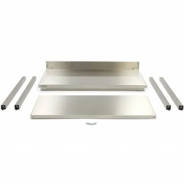 Werktafel | RVS | Bodemschap | Diepte 700 | Hoogte 850/900 | Breedte 600-2000 | Achteropstand | Zelfmontage