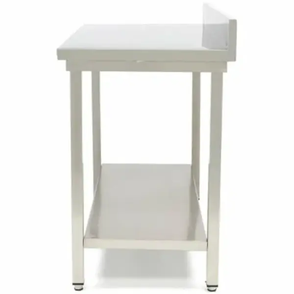 Werktafel | RVS | Bodemschap | Diepte 600 | Hoogte 850/900 | Breedte 600-2000 | Achteropstand | Zelfmontage