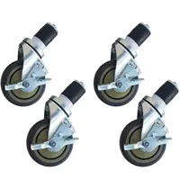 Maxima Wielenset | Maxima Werktafels | 4 Wielen (Geremd) | 127(h)mm