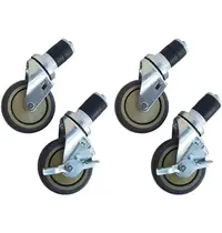 Maxima Wielenset | Maxima Werktafels | 4 Wielen (2 Geremd) | 102(h)mm 