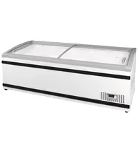 Tefcold Supermarkt Vrieskist | NEWLINZ | 845L | Wit/Grijs | -16°C/-24°C | Statisch | Schuifdeksels | 2200x885x840(h)mm 