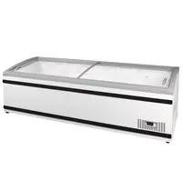 Tefcold Supermarkt Vrieskist | NEWLINZ | 983L | Wit/Grijs | -16°C/-24°C | Statisch | Schuifdeksels | 2500x885x840(h)mm