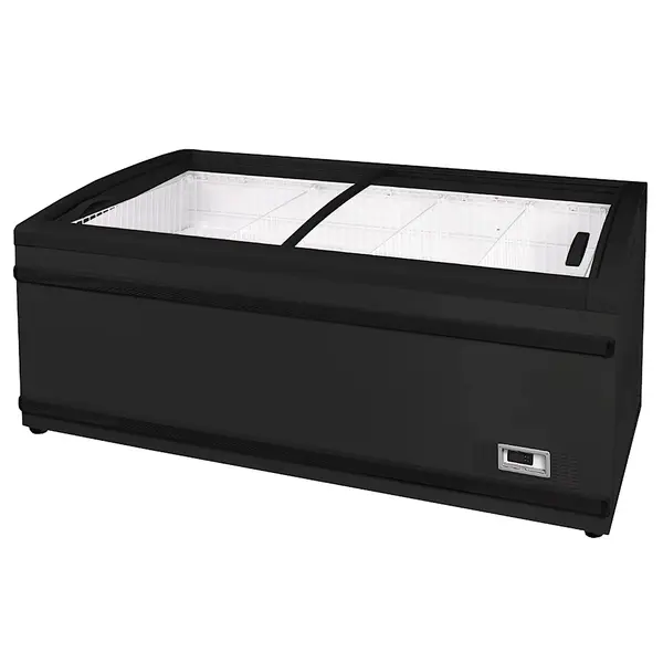 Supermarkt Vrieskist | NEWLINZ | 615L | Zwart | -16°C/-24°C | Statisch | Schuifdeksels | 1700x885x840(h)mm