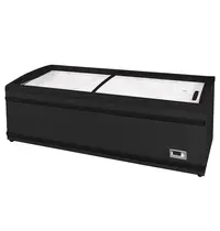 Tefcold Supermarkt Vrieskist | NEWLINZ | 845L | Zwart | -16°C/-24°C | Statisch | Schuifdeksels | 2200x885x840(h)mm