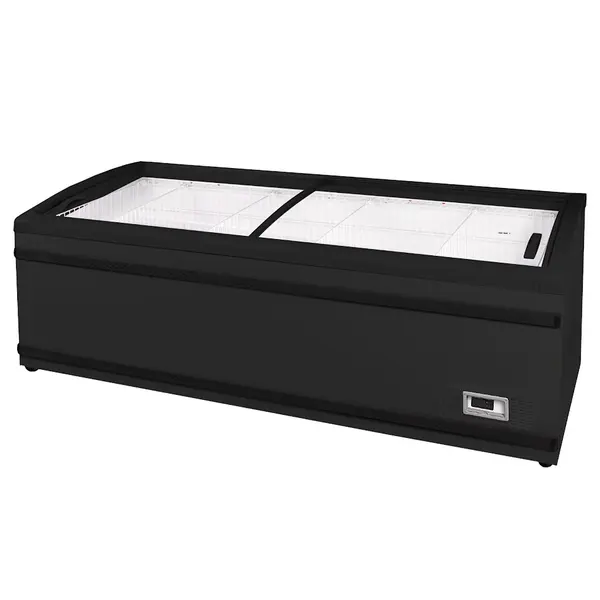 Supermarkt Vrieskist | NEWLINZ | 845L | Zwart | -16°C/-24°C | Statisch | Schuifdeksels | 2200x885x840(h)mm