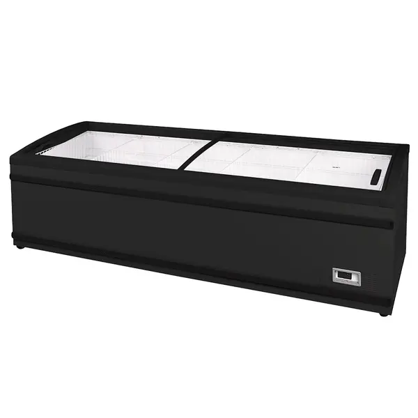 Supermarkt Vrieskist | NEWLINZ | 983L | Zwart | -16°C/-24°C | Statisch | Schuifdeksels | 2500x885x840(h)mm