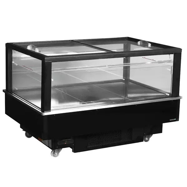 Koel-/Vrieseiland | EIB | 480L | Zwart | -18°C/+5°C | Geforceerd | Schuifdeksels | Touchscreen | Bluetooth + App | Wielen (Geremd) | 1512x1010x975(h)mm