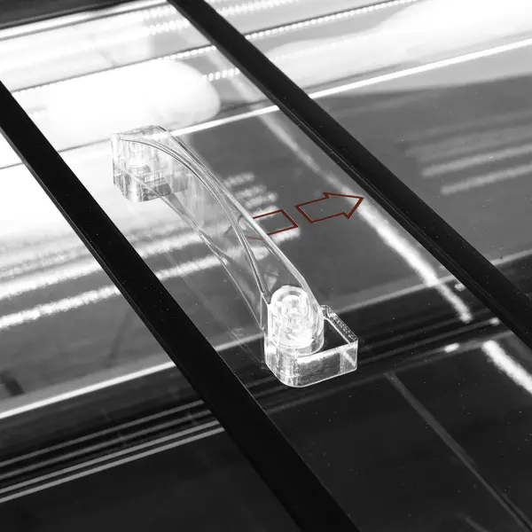 Koel-/Vrieseiland | EIB | 640L | Zwart | -18°C/+5°C | Geforceerd | Schuifdeksels | Touchscreen | Bluetooth + App | Wielen (Geremd) | 2012x1010x975(h)mm