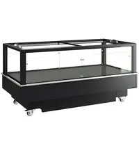 Tefcold Koel-/Vrieseiland | EIB | 640L | Zwart | -18°C/+5°C | Geforceerd | Schuifdeksels | Touchscreen | Bluetooth + App | Wielen (Geremd) | 2012x1010x975(h)mm