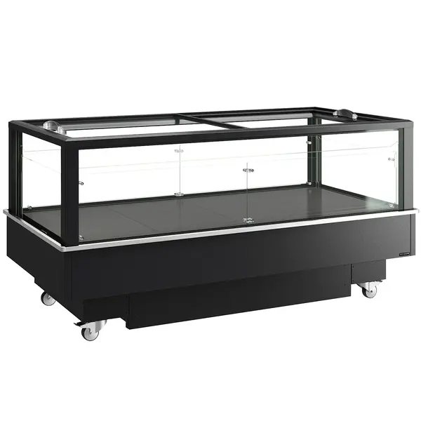 Koel-/Vrieseiland | EIB | 640L | Zwart | -18°C/+5°C | Geforceerd | Schuifdeksels | Touchscreen | Bluetooth + App | Wielen (Geremd) | 2012x1010x975(h)mm