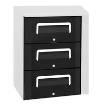 Diamond Ladenset | BOTTLES EVO | Zwart | 3 Laden (Dicht) 