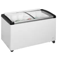 Tefcold Vrieskist | IDB | 435L | Wit/Grijs | -10°C/-30°C | Statisch | Schuifdeksels | Wielen (Geremd) | 1350x695x780(h)mm