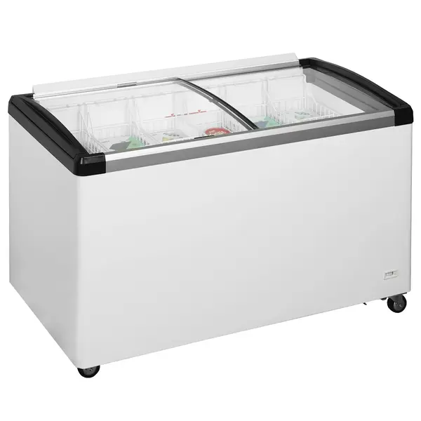 Vrieskist | IDB | 525L | Wit/Grijs | -10°C/-30°C | Statisch | Schuifdeksels | Wielen (Geremd) | 1655x695x780(h)mm