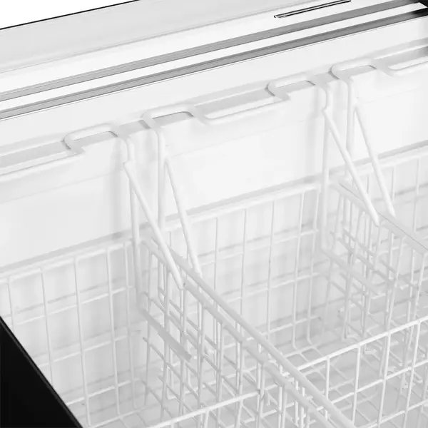 Vrieskist | IDB | 525L | Wit/Grijs | -10°C/-30°C | Statisch | Schuifdeksels | Wielen (Geremd) | 1655x695x780(h)mm