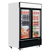 Tefcold Vrieskast | SERIE LG | 1108L | Wit/Zwart | -14°C/-25°C | Geforceerd | Draaideuren | Wielen | 1382x805x2065(h)mm 